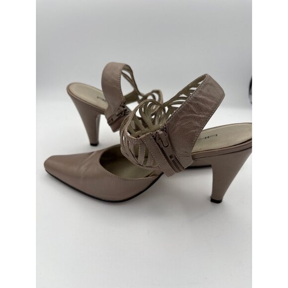 Bellini Womens 7 Strappy High Heel Pointed Toe Sandals - Picture 4 of 5